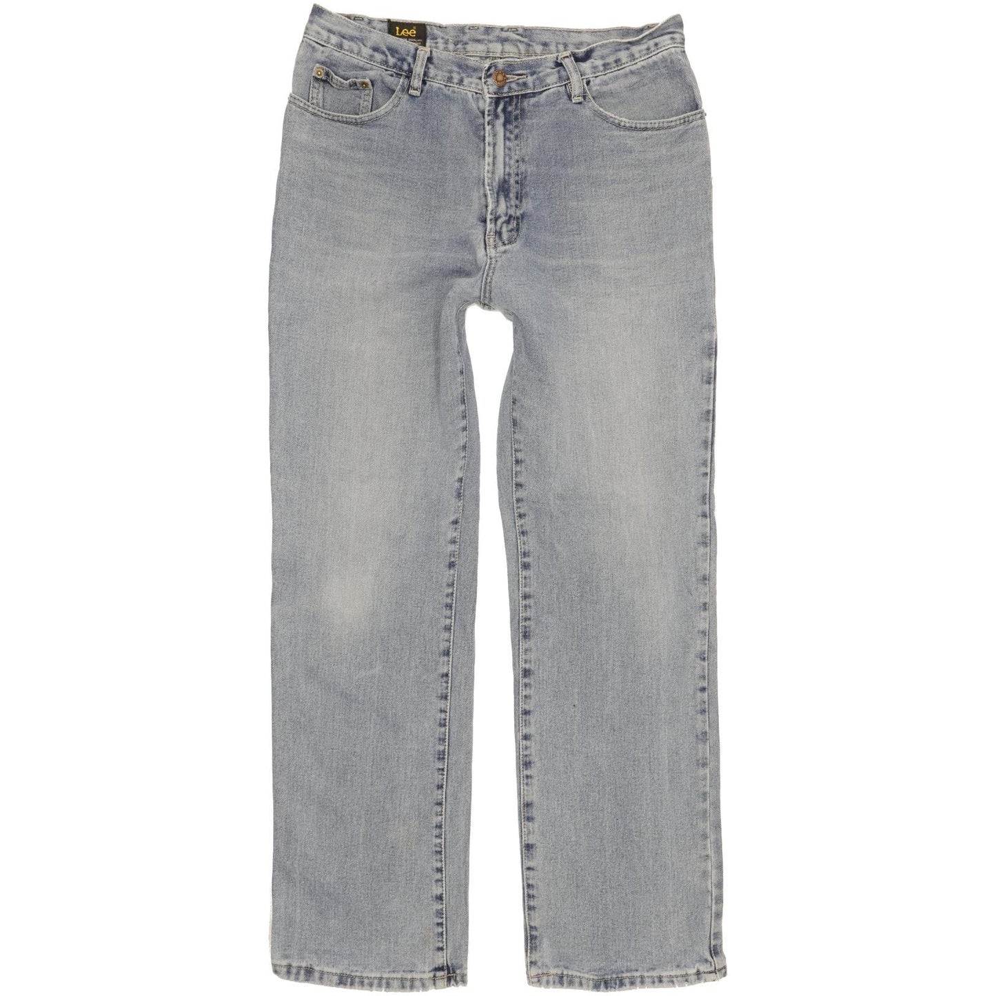 Lee Men Blue Straight Regular Jeans W32 L31