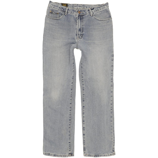 Lee Men Blue Straight Regular Jeans W32 L31