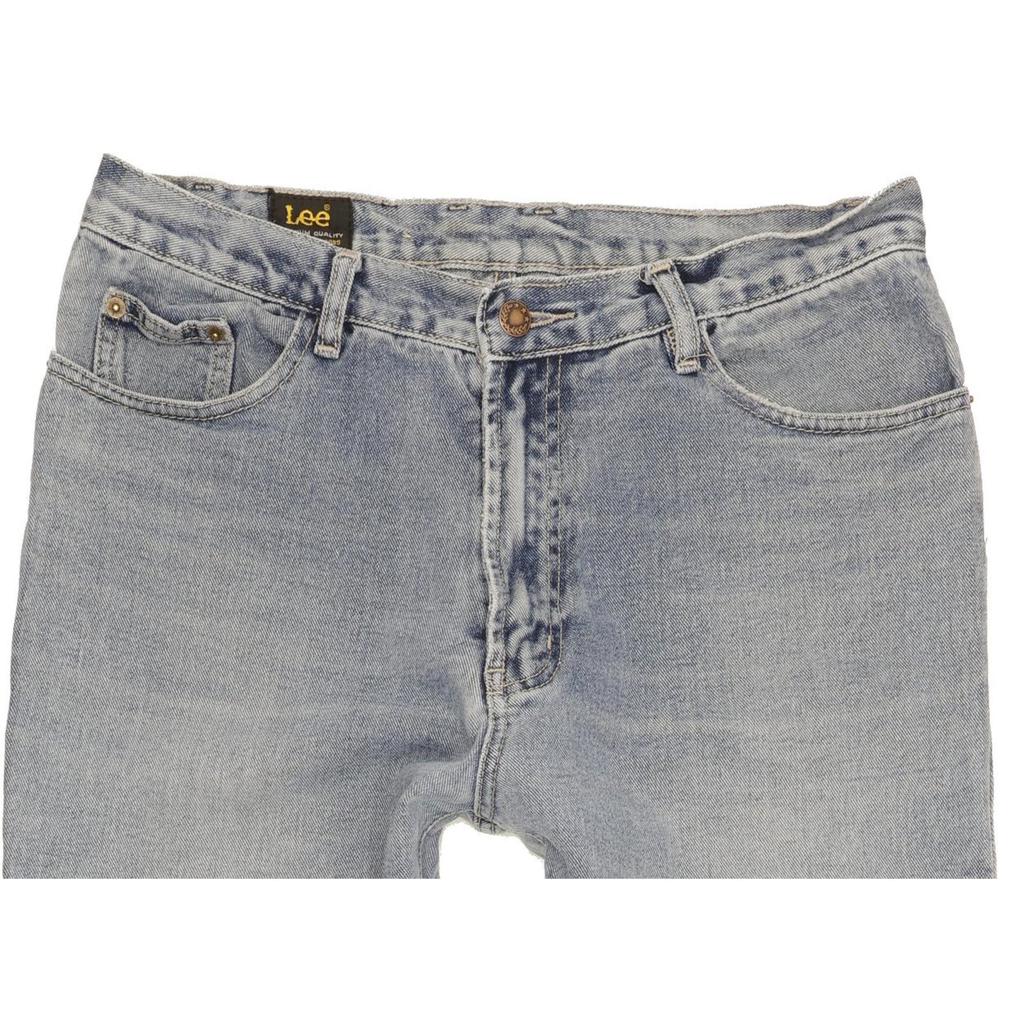 Lee Men Blue Straight Regular Jeans W32 L31