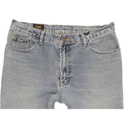 Lee Men Blue Straight Regular Jeans W32 L31