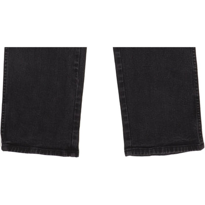 Wrangler Durable Quality Men Black Straight Regular Stretch Jeans W38 L32
