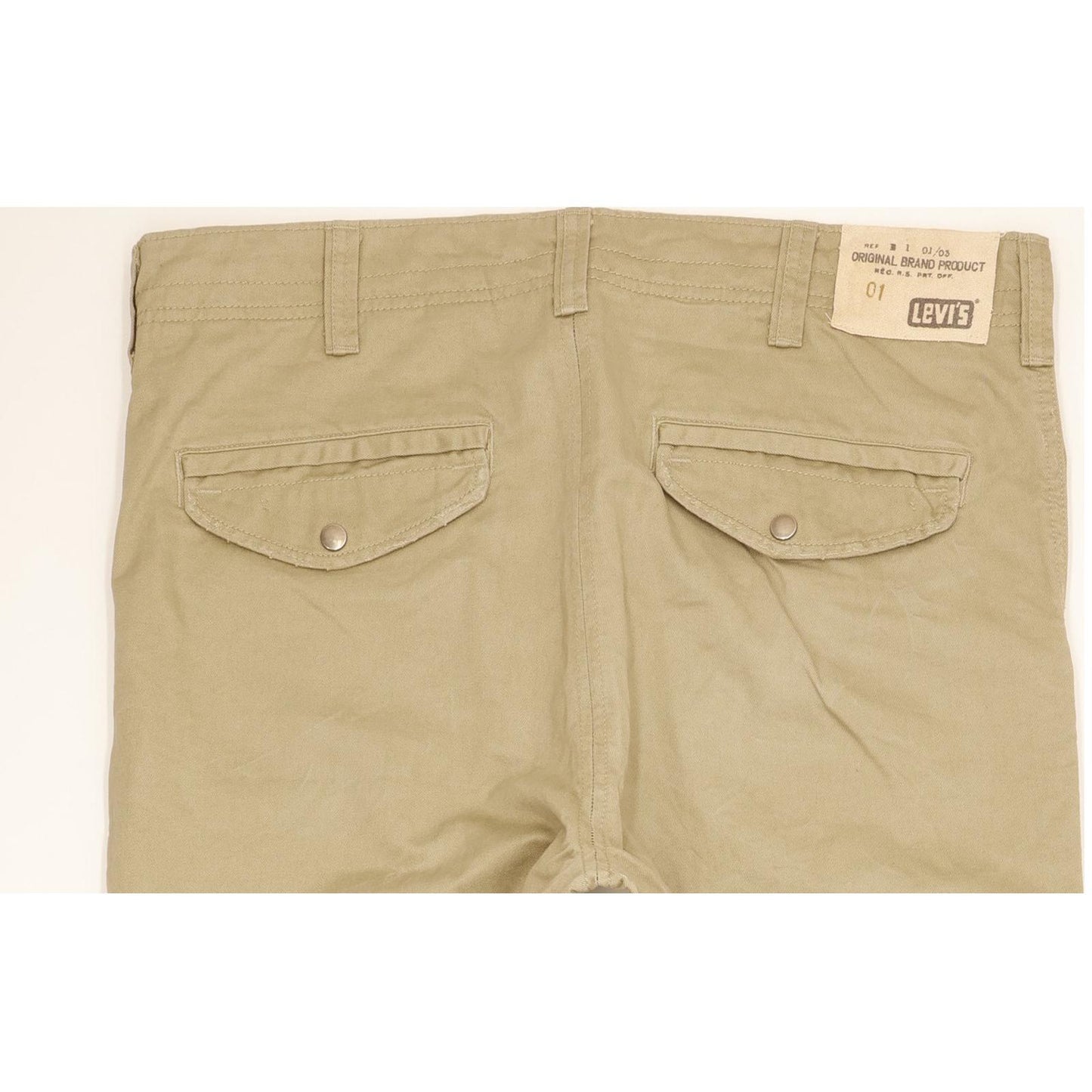 Levi's Men Beige Tapered Loose Jeans W36 L32