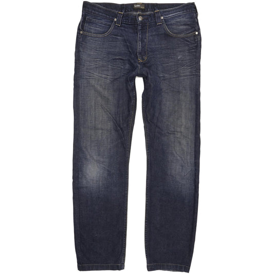 Lee Kent Men Blue Straight Regular Jeans W34 L32