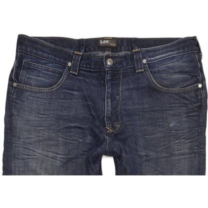 Lee Kent Men Blue Straight Regular Jeans W34 L32