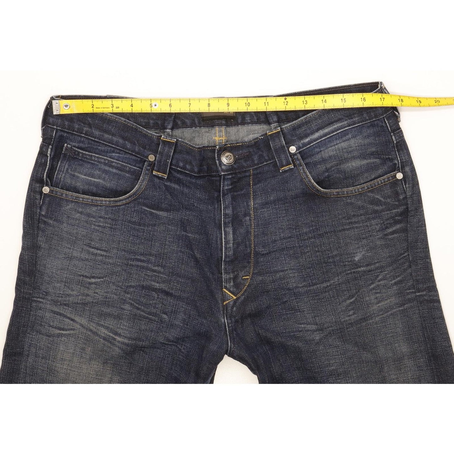 Lee Kent Men Blue Straight Regular Jeans W34 L32