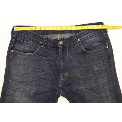 Lee Kent Men Blue Straight Regular Jeans W34 L32
