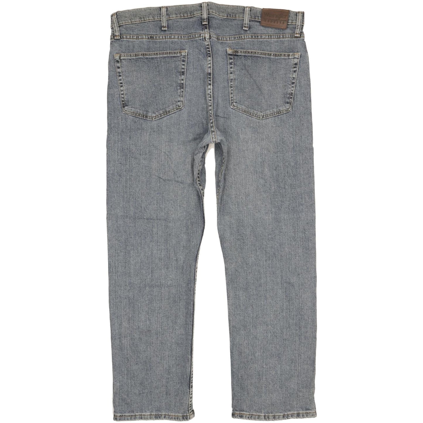 Wrangler Men Blue Straight Regular Stretch Jeans W37 L29