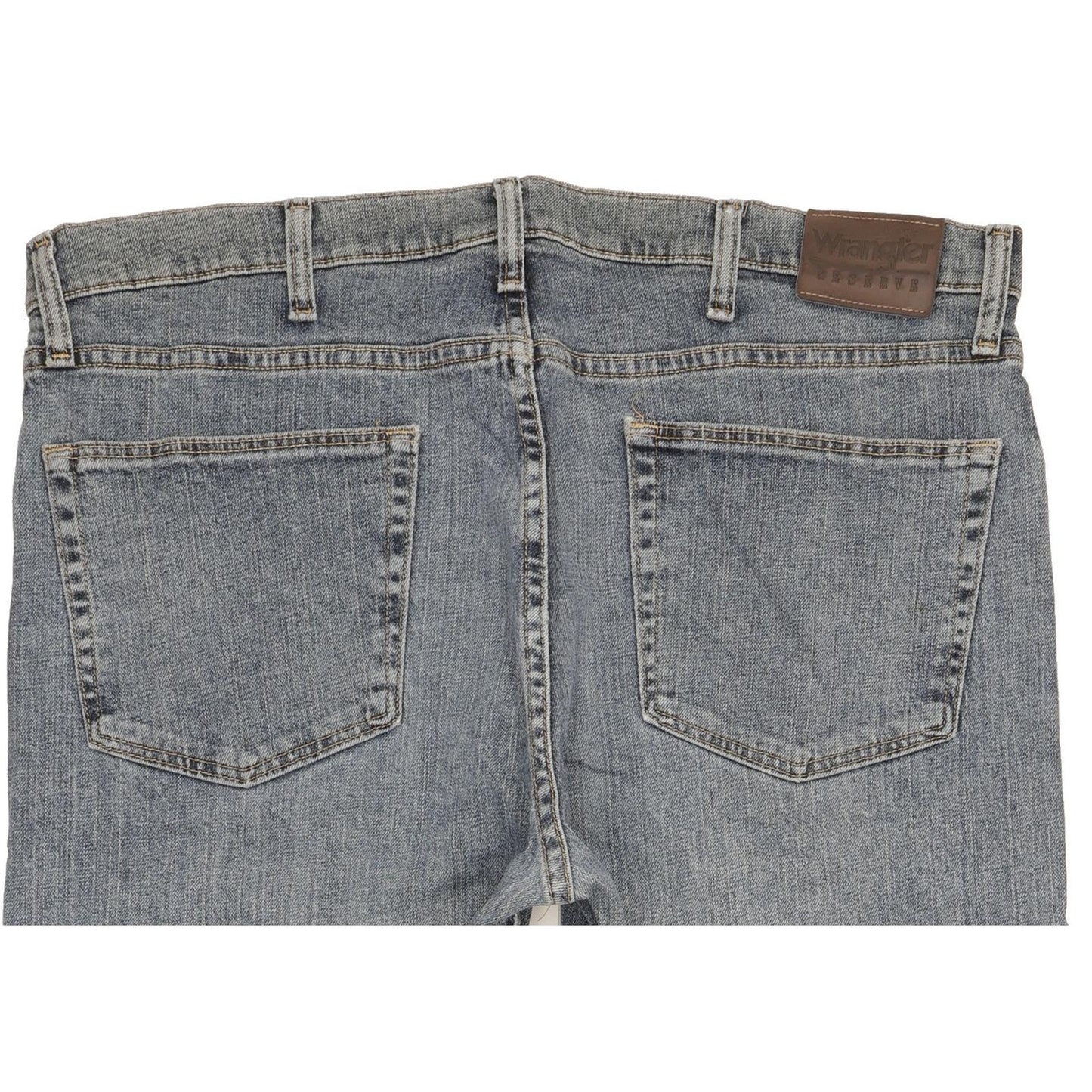 Wrangler Men Blue Straight Regular Stretch Jeans W37 L29