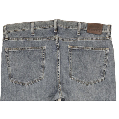 Wrangler Men Blue Straight Regular Stretch Jeans W37 L29