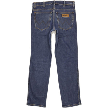 Wrangler Texas Men Blue Straight Regular Stretch Jeans W32 L32