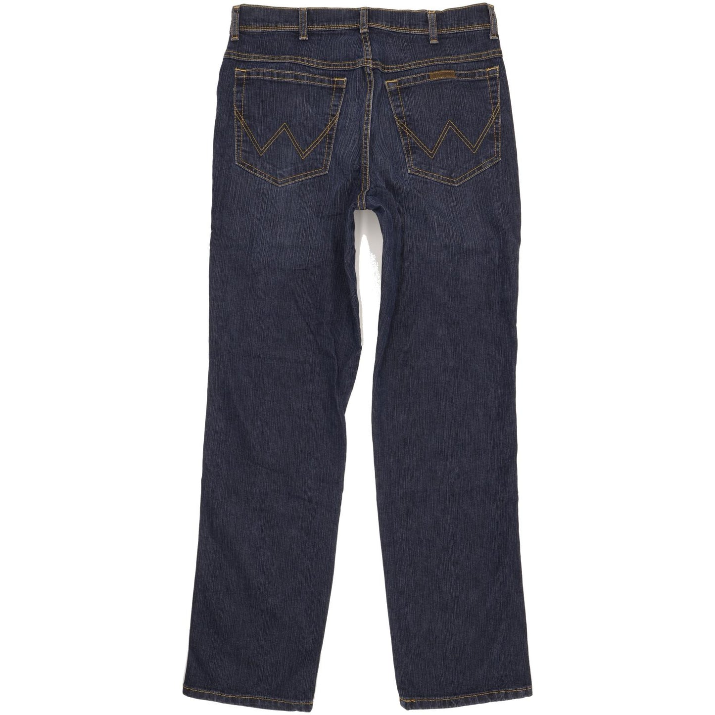Wrangler Men Blue Straight Regular Stretch Jeans W34 L32