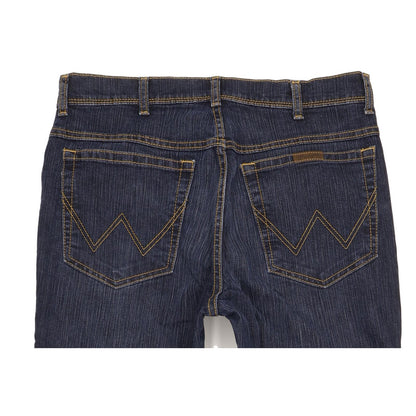 Wrangler Men Blue Straight Regular Stretch Jeans W34 L32