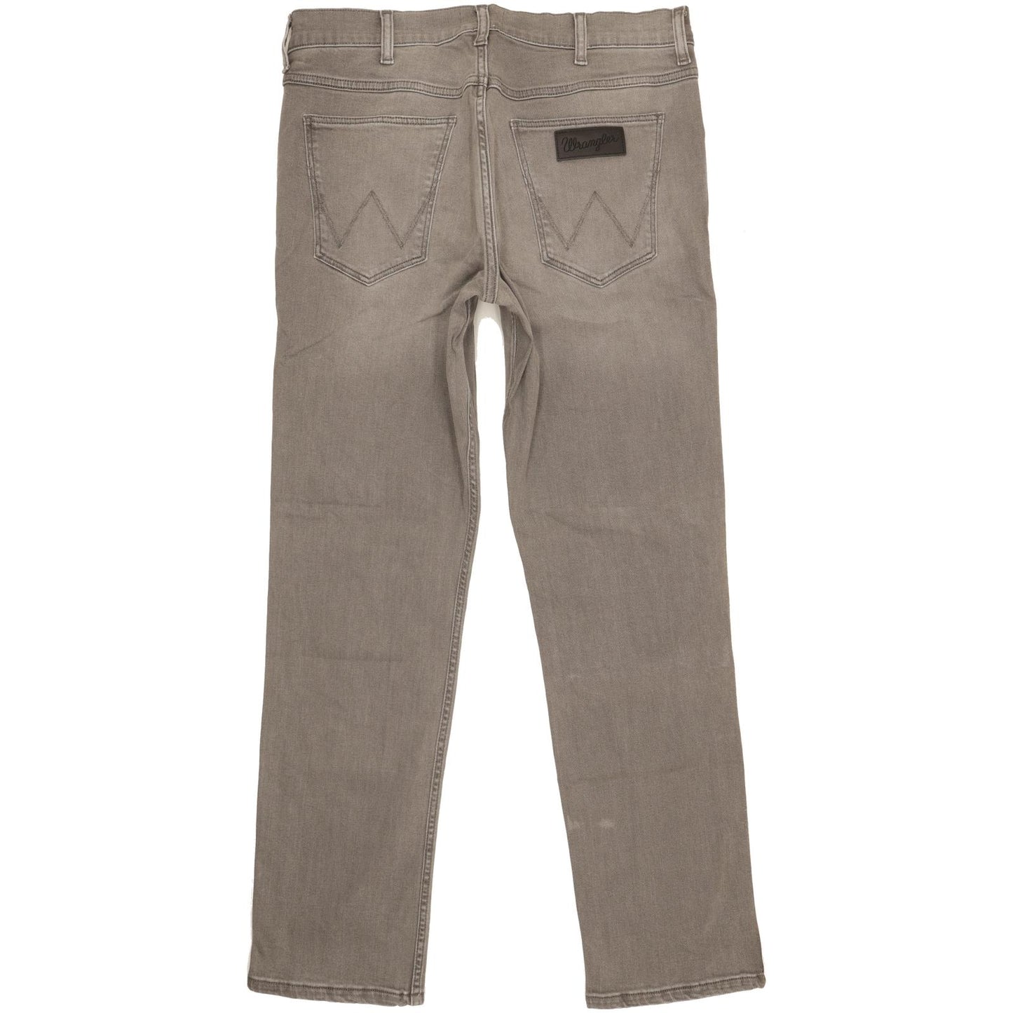 Wrangler Greensboro Men Grey Straight Regular Stretch Jeans W33 L32