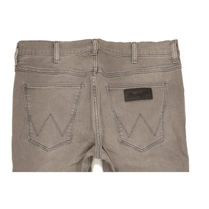 Wrangler Greensboro Men Grey Straight Regular Stretch Jeans W33 L32