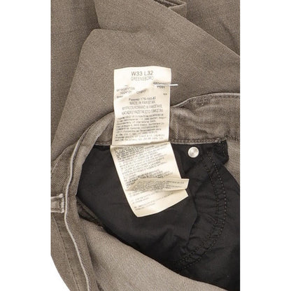 Wrangler Greensboro Men Grey Straight Regular Stretch Jeans W33 L32