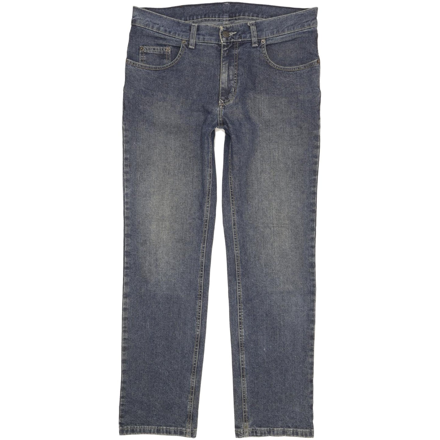 Pioneer Men Blue Straight Regular Stretch Jeans W35 L30