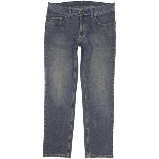 Pioneer Men Blue Straight Regular Stretch Jeans W35 L30
