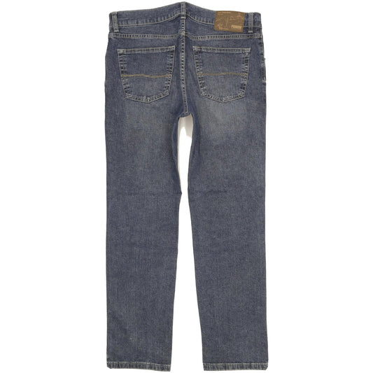 Pioneer Men Blue Straight Regular Stretch Jeans W35 L30
