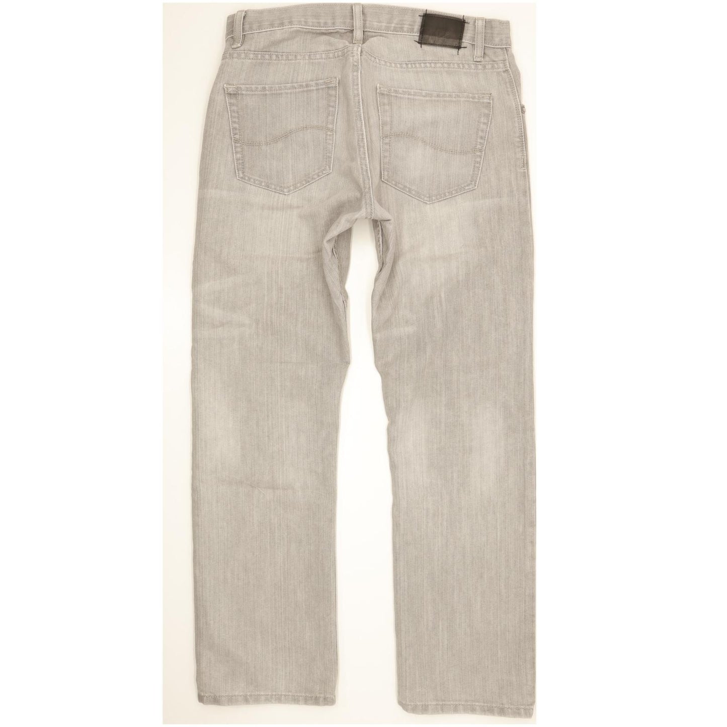 Lee Vintage Men Grey Straight Regular Jeans W32 L30