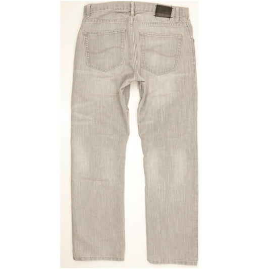 Lee Vintage Men Grey Straight Regular Jeans W32 L30