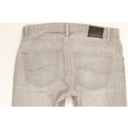Lee Vintage Men Grey Straight Regular Jeans W32 L30