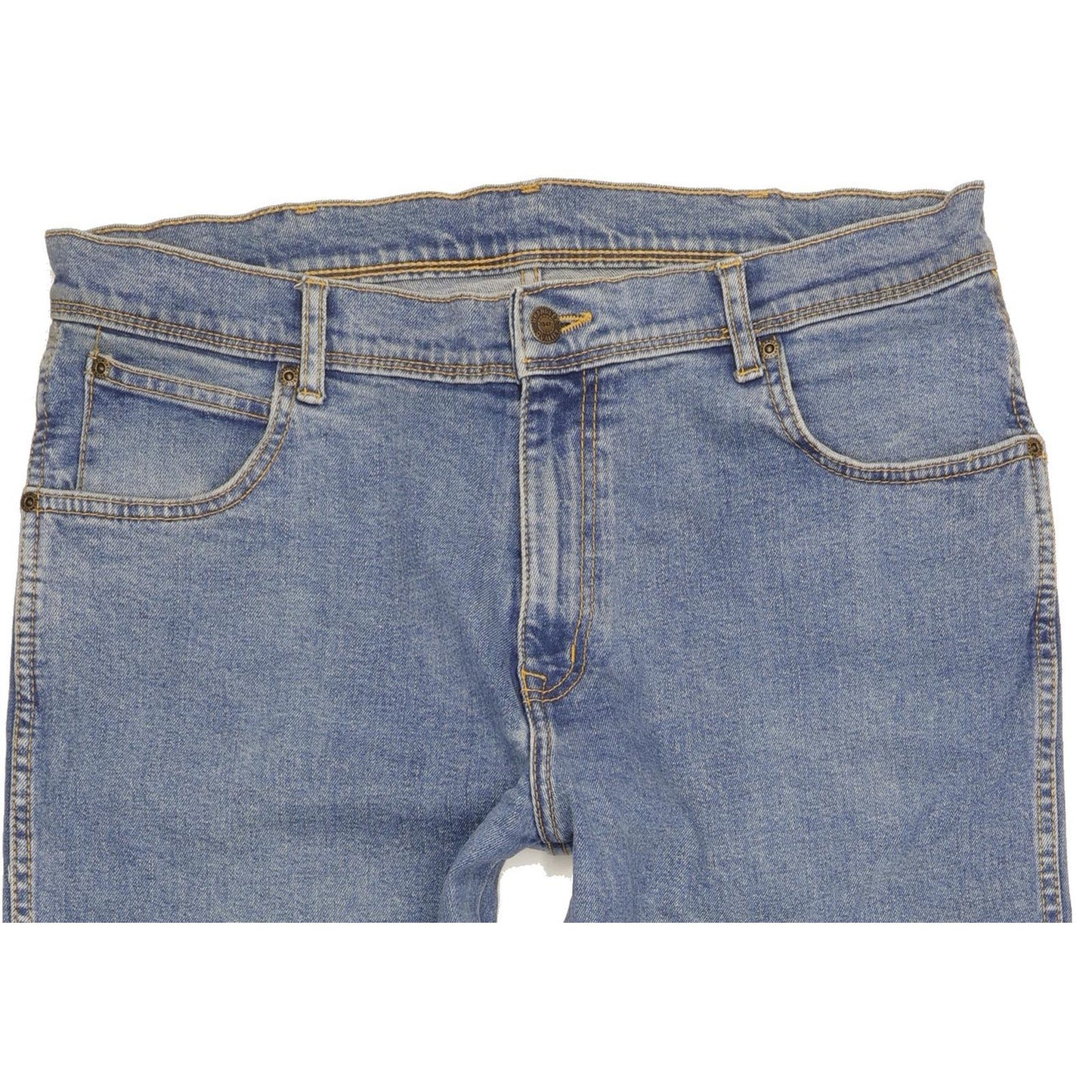 Wrangler Men Blue Straight Regular Stretch Jeans W36 L32