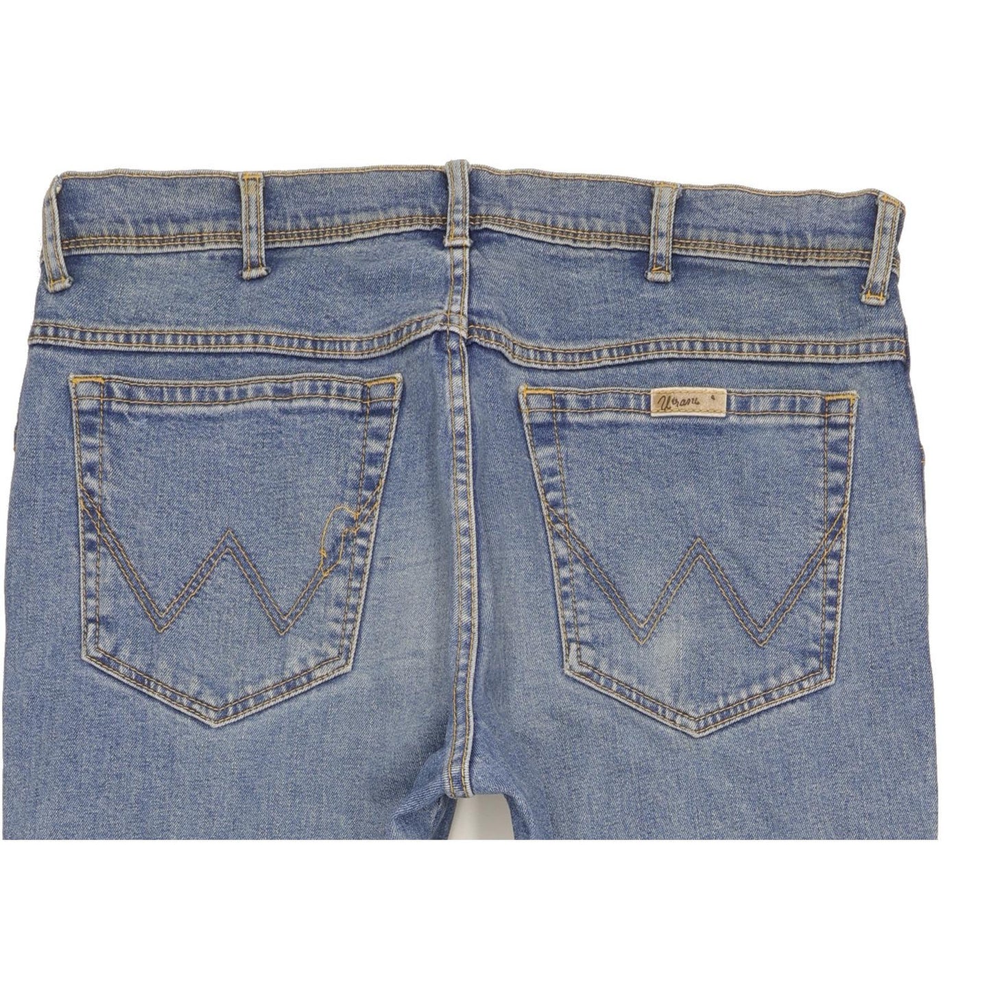 Wrangler Men Blue Straight Regular Stretch Jeans W36 L32