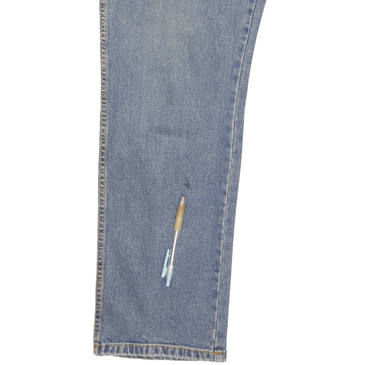 Wrangler Men Blue Straight Regular Stretch Jeans W36 L32