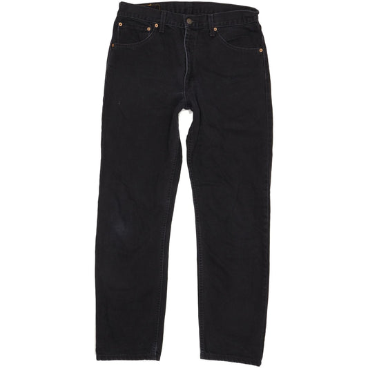 Levi's 521 Men Black Straight Regular Jeans W34 L31