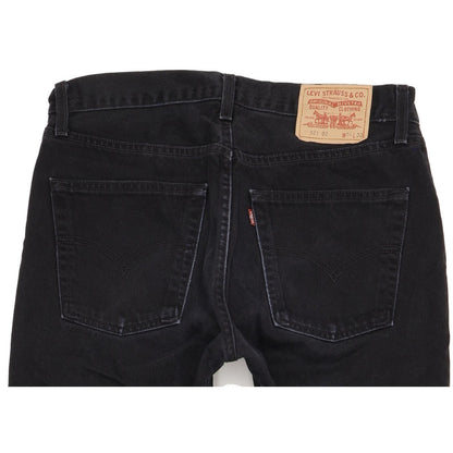 Levi's 521 Men Black Straight Regular Jeans W34 L31