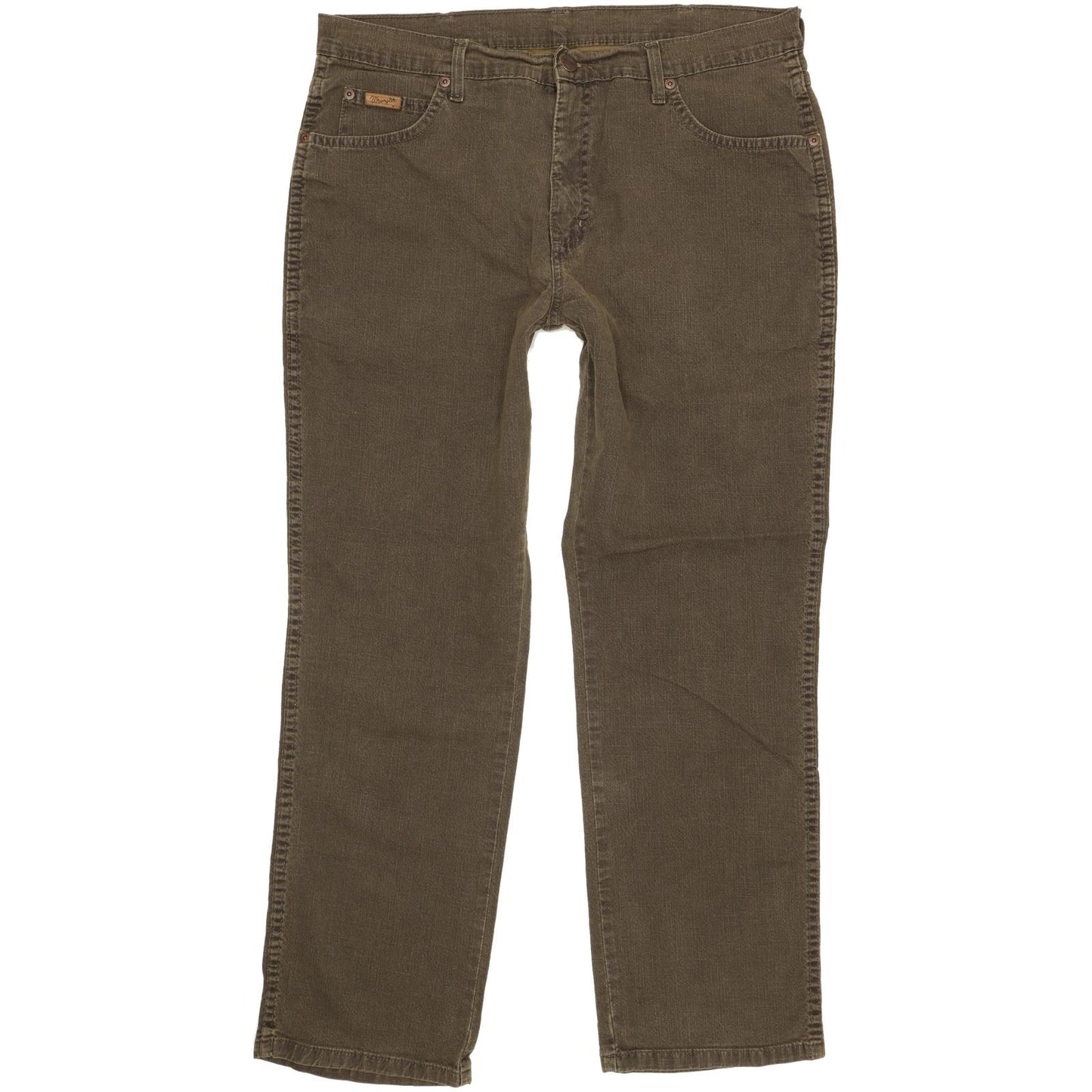 Wrangler Texas Men Green Straight Regular Stretch Jeans W36 L29