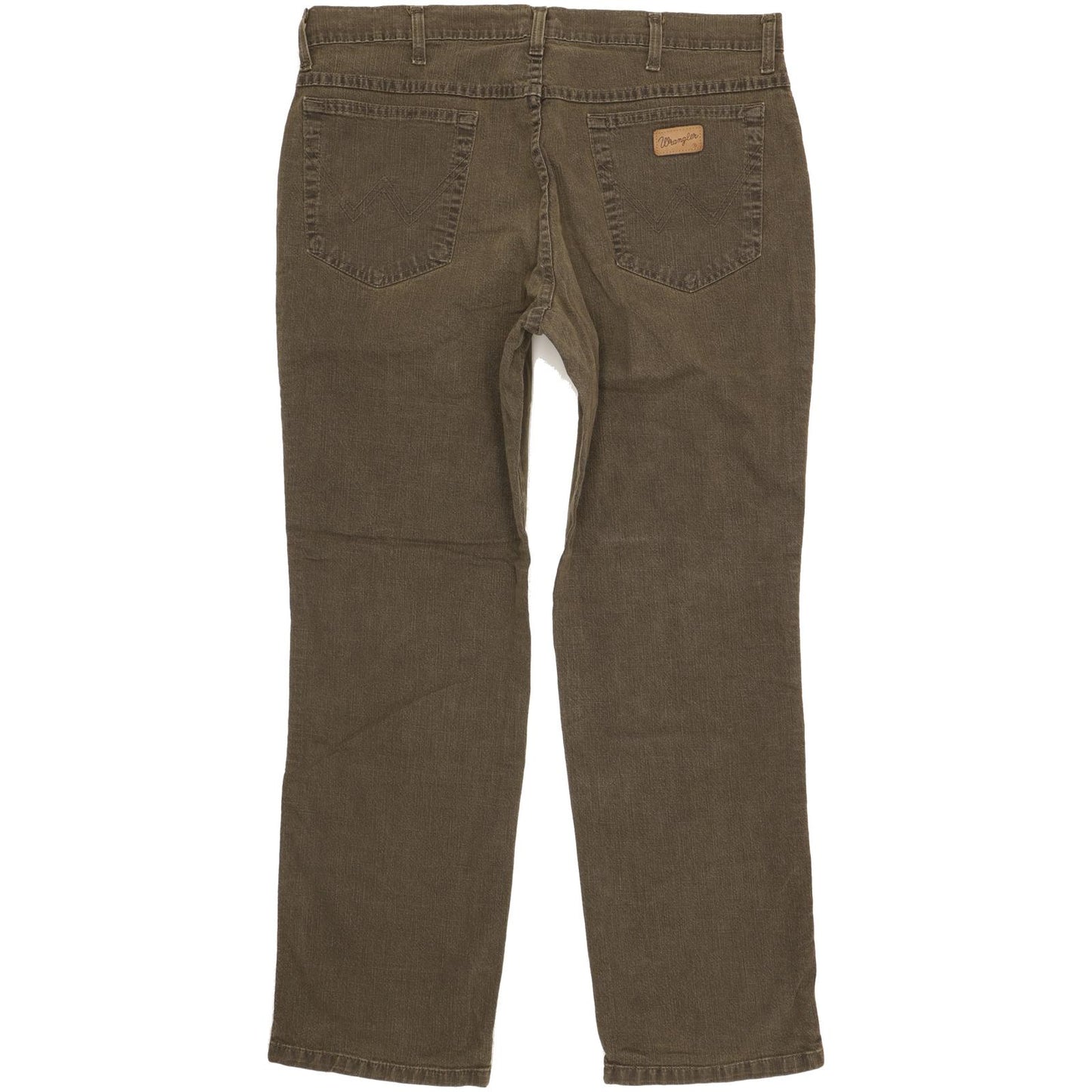 Wrangler Texas Men Green Straight Regular Stretch Jeans W36 L29