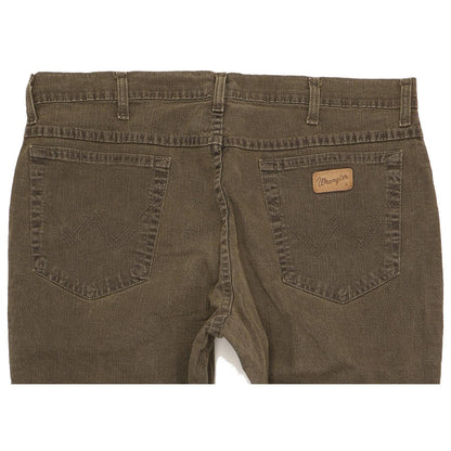 Wrangler Texas Men Green Straight Regular Stretch Jeans W36 L29