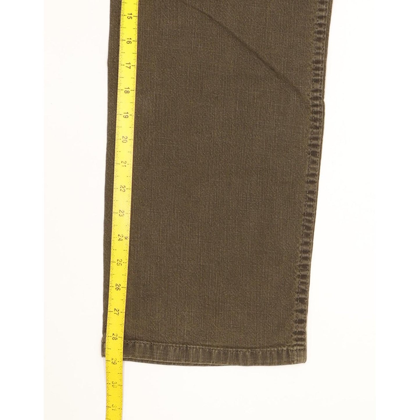 Wrangler Texas Men Green Straight Regular Stretch Jeans W36 L29