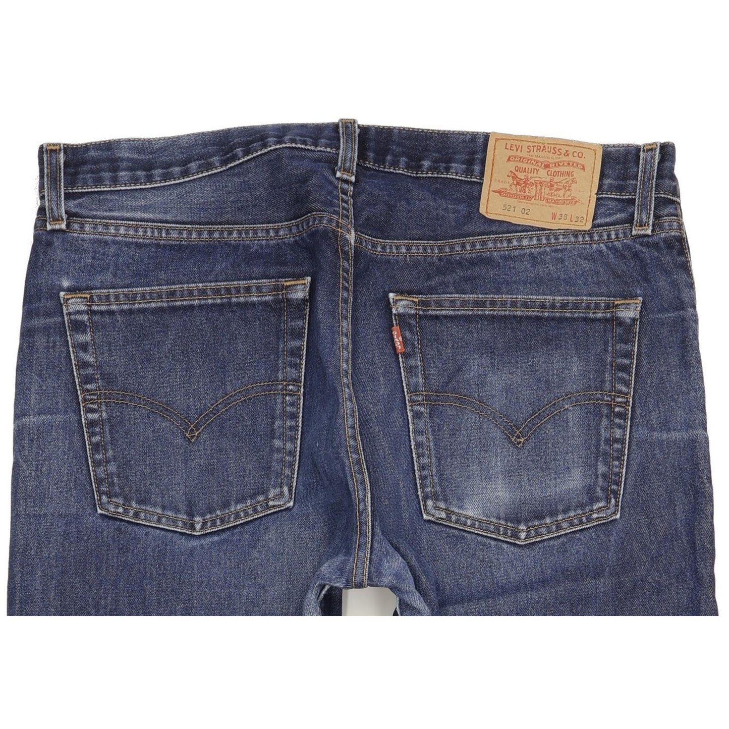Levi's 521 Men Blue Straight Regular Jeans W37 L31