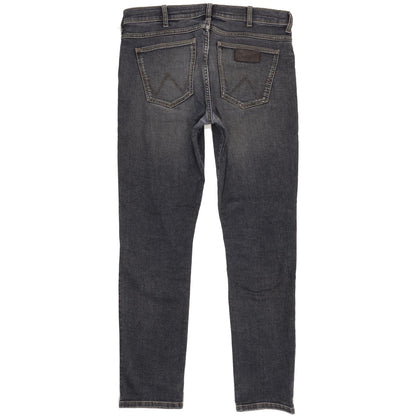 Wrangler Larston Men Blue Tapered Slim Stretch Jeans W34 L34