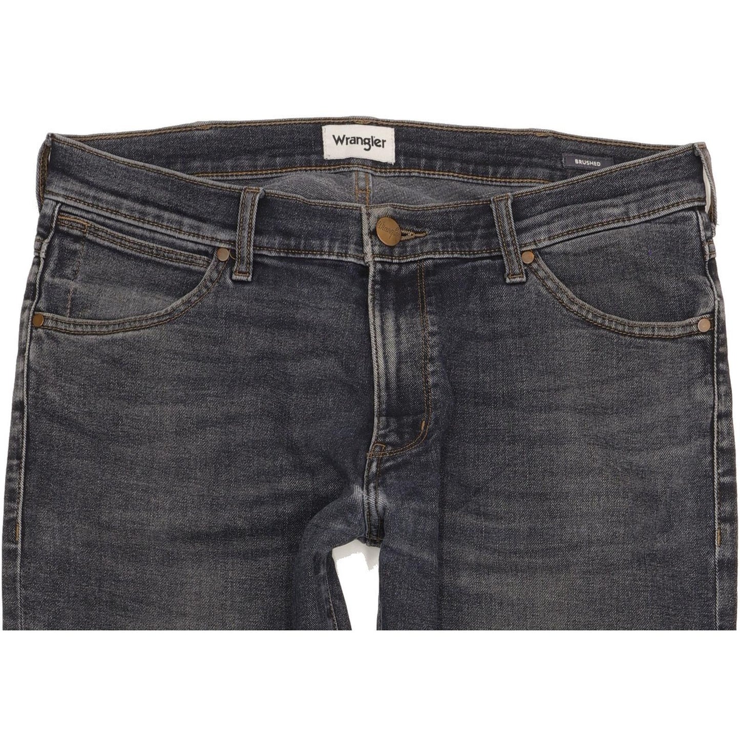 Wrangler Larston Men Blue Tapered Slim Stretch Jeans W34 L34