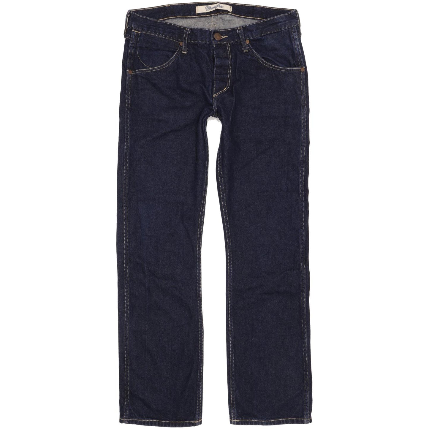 Wrangler Ace Men Blue Straight Regular Jeans W34 L33