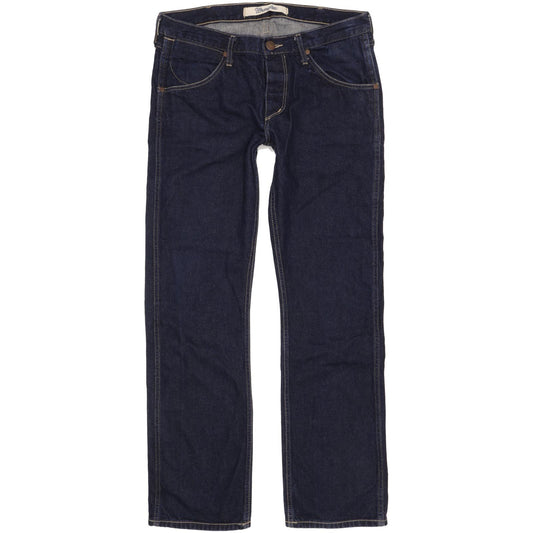 Wrangler Ace Men Blue Straight Regular Jeans W34 L33
