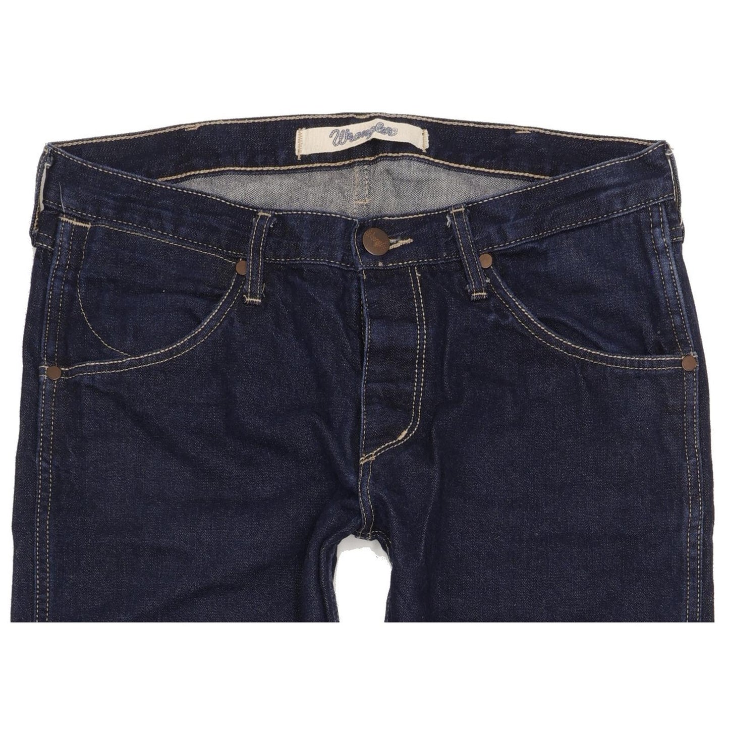 Wrangler Ace Men Blue Straight Regular Jeans W34 L33