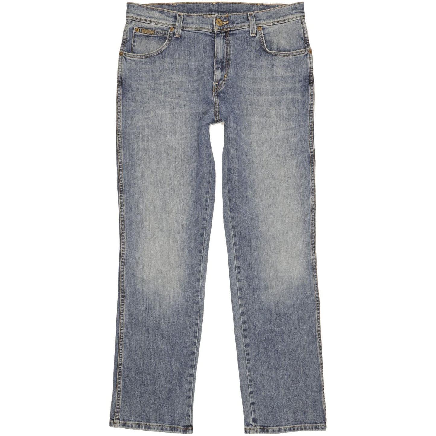 Wrangler Texas Men Blue Straight Regular Stretch Jeans W34 L32