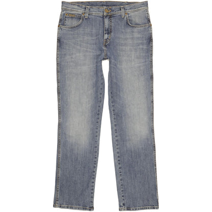 Wrangler Texas Men Blue Straight Regular Stretch Jeans W34 L32