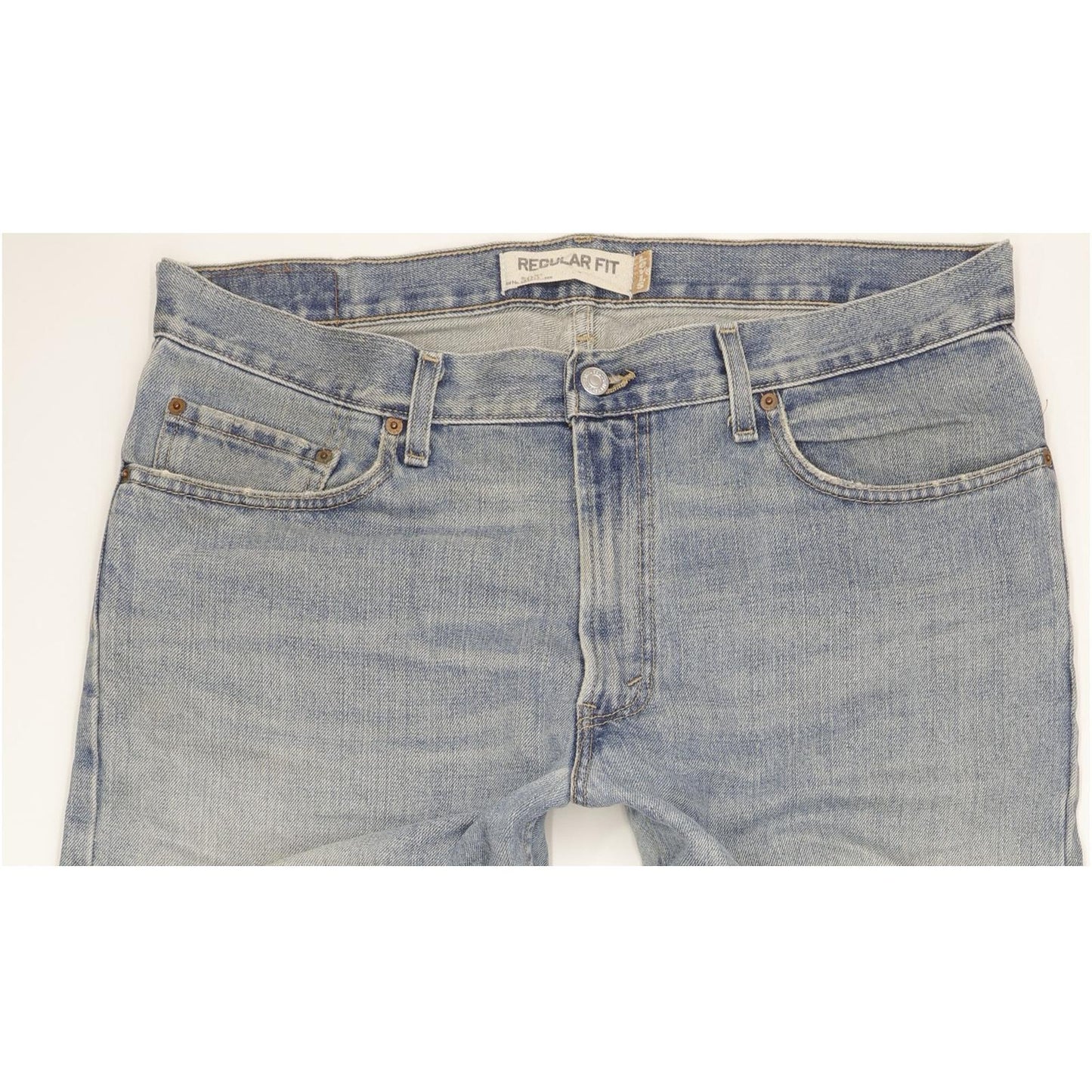 Levi's 505 Men Blue Straight Regular Jeans W36 L34