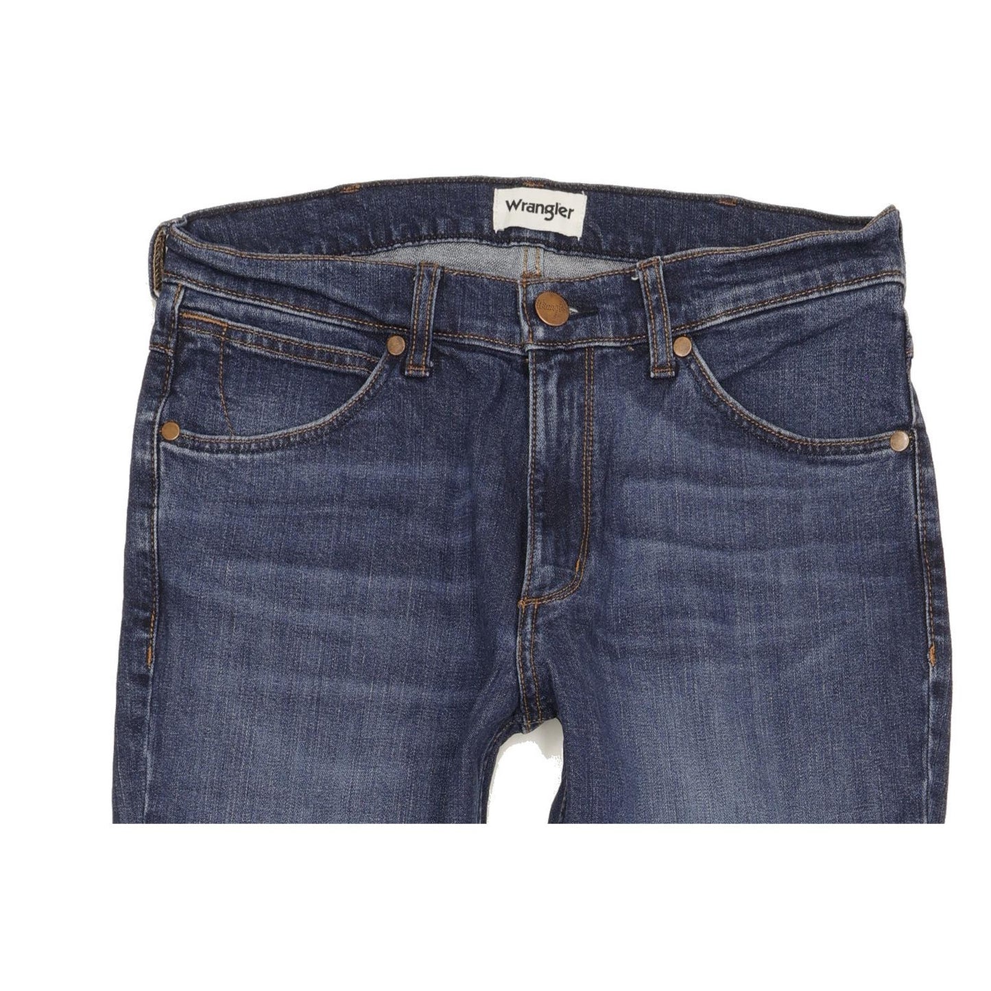 Wrangler Jacksville Men Blue Bootcut Regular Stretch Jeans W32 L32