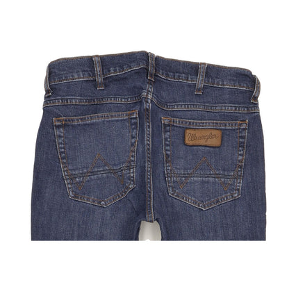 Wrangler Jacksville Men Blue Bootcut Regular Stretch Jeans W32 L32
