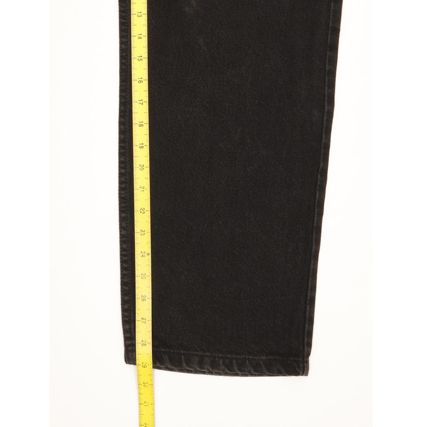 Lee Portland Men Black Straight Regular Jeans W38 L29