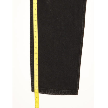 Lee Portland Men Black Straight Regular Jeans W38 L29