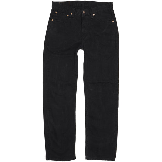 Levi's 751 Men Black Straight Regular Jeans W33 L32