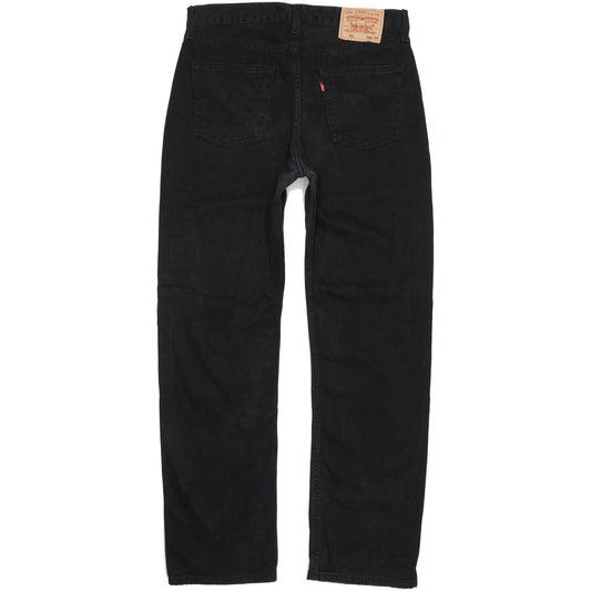 Levi's 751 Men Black Straight Regular Jeans W33 L32