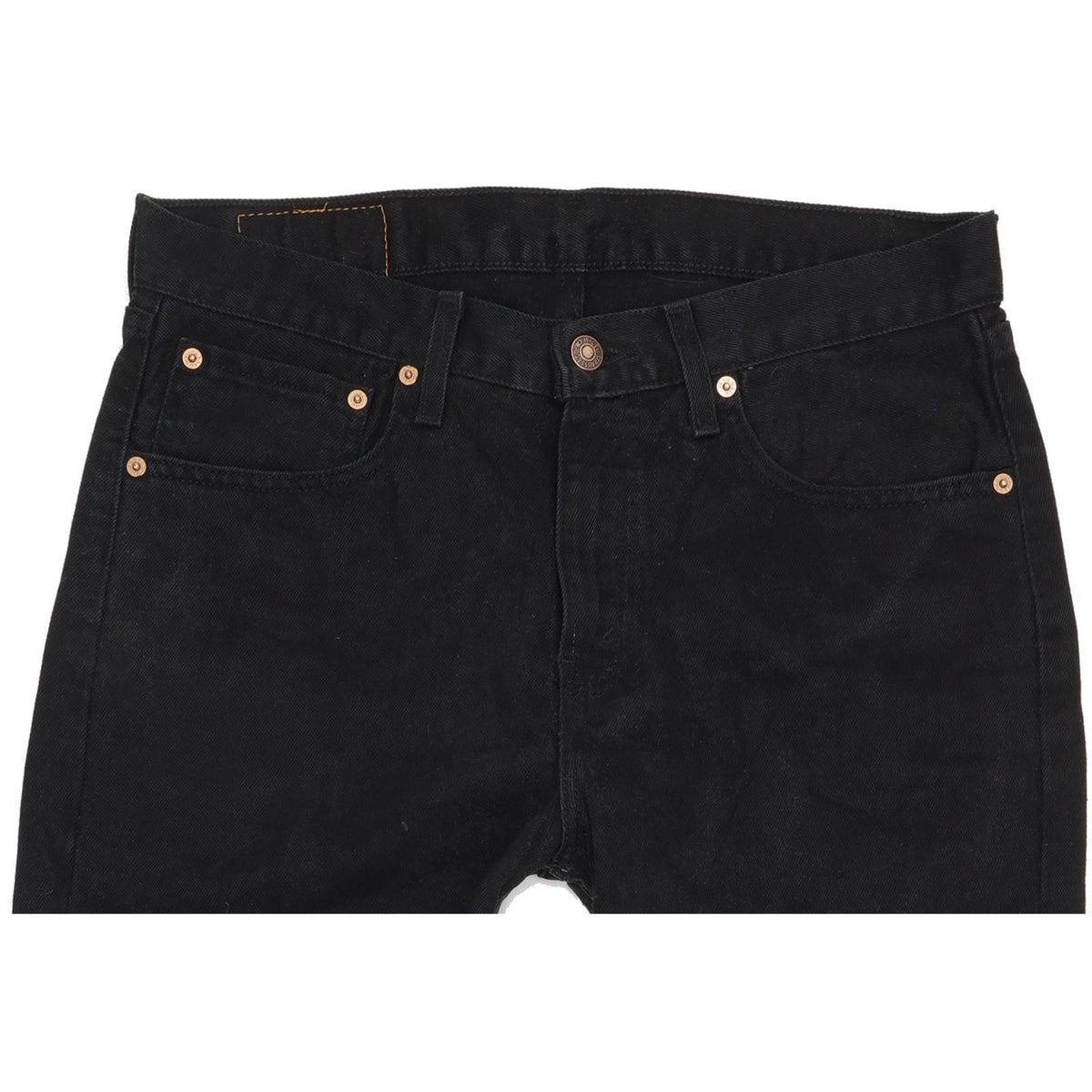 Levi's 751 Men Black Straight Regular Jeans W33 L32